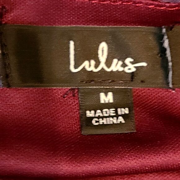 New LULUS (M) I Love You Amore Plum Purple Floral Velvet Tiered Maxi Dress - Picture 10 of 16